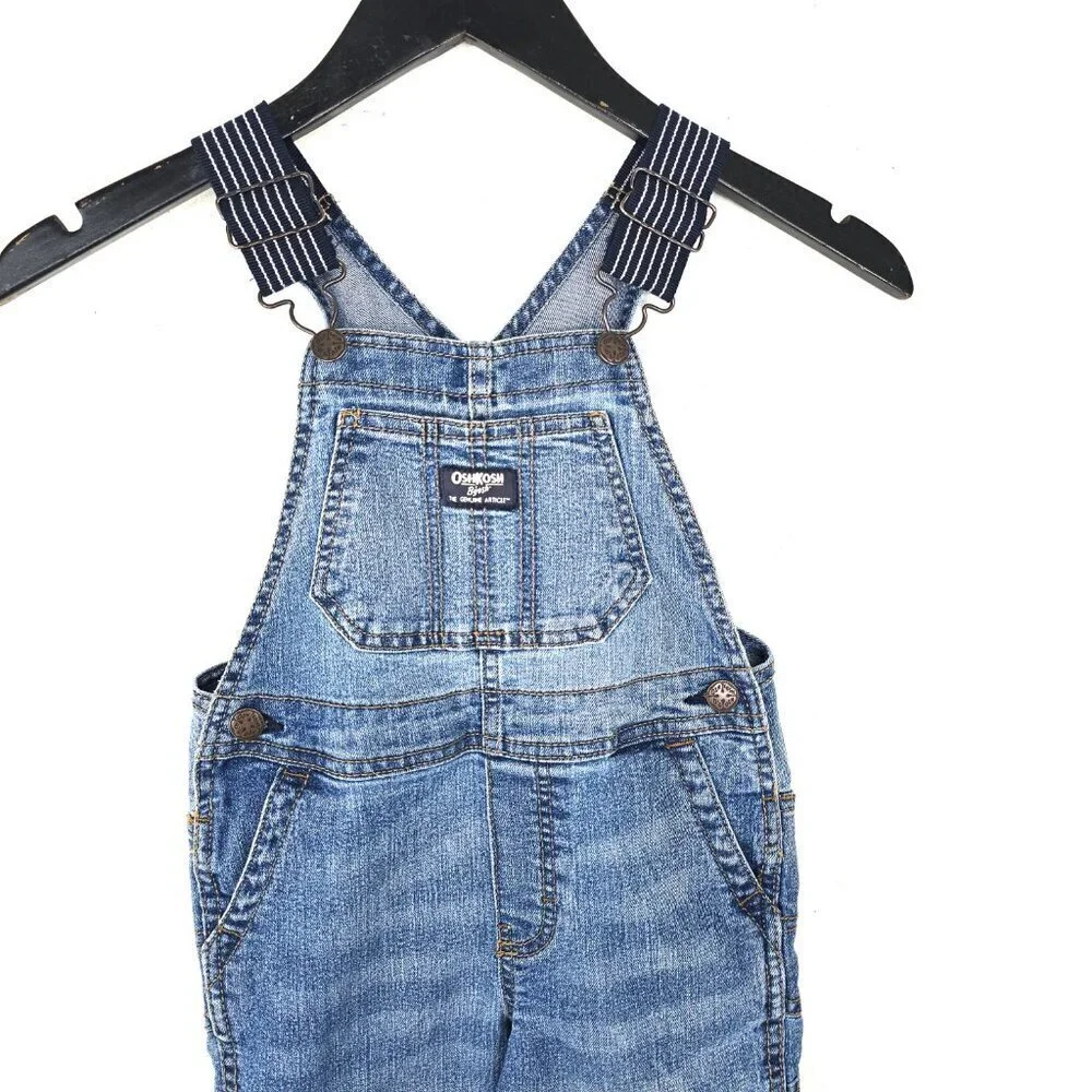 OSh Kosh Indigo Denim Vestback Overalls Jumper